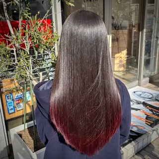 ロング EARTH 中水 怜奈のヘアスタイル