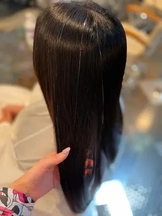 ロング ヘアアレンジ ♮やっしー♮ 🌈派手髪🌈のヘアスタイル