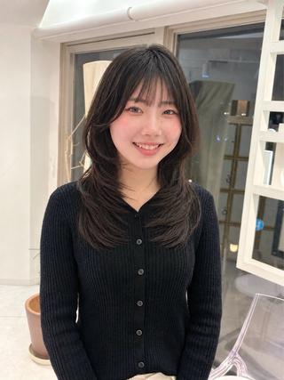 ロング カラー 💐レイヤー/透明感 カラー💐智口彩香のヘアスタイル