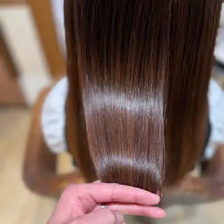 ロング 髪質改善縮毛矯正 美容師✂️山崎竜二のヘアスタイル