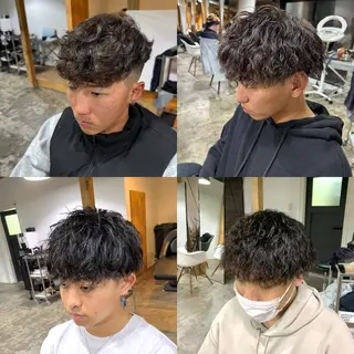 パーマ メンズ 石谷蒼 メンズパーマ特化のヘアスタイル
