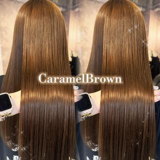 ロング カラー 💎あおい💎大宮/ 艶髪/ワンカラー🫧のヘアスタイル