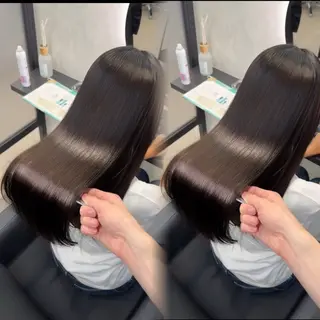 ロング ヘアアレンジ 新宿 /髪質改善/ レイヤー/ヒュウガのヘアスタイル