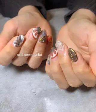 ネイル ネイルルームリッカ 𝐦𝐚𝐲𝐮のネイルデザイン
