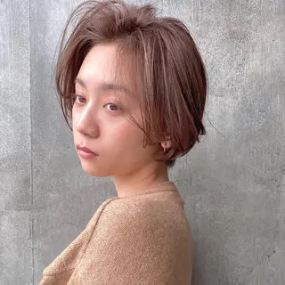 ショート カラー ヘアアレンジ 【ダメージレス施術】 【透明感】北村 拓也のヘアスタイル