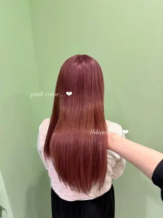カラー エクステ🎀 暖色カラー🎀amiのヘアスタイル