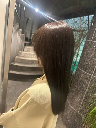 ロング カラー 艶髪/髪質改善/ ホンダリコのヘアスタイル