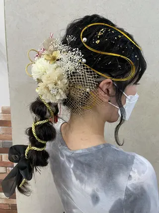 ロング カラー パーマ ヘアアレンジ メンズ キッズ ネイル マツエク・マツパ 🦋高瀬寛菜🦋 韓国レイヤーのヘアスタイル
