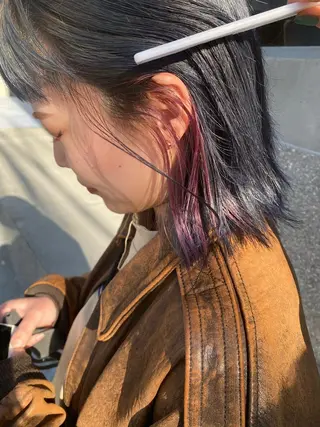 カラー サトウ ナナのヘアスタイル