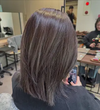 ミディアム カラー 新宿 / Aujua ソムリエ🫧森田涼介のヘアスタイル