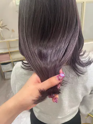 ロング fuwari 美白ショコラカラーのヘアスタイル