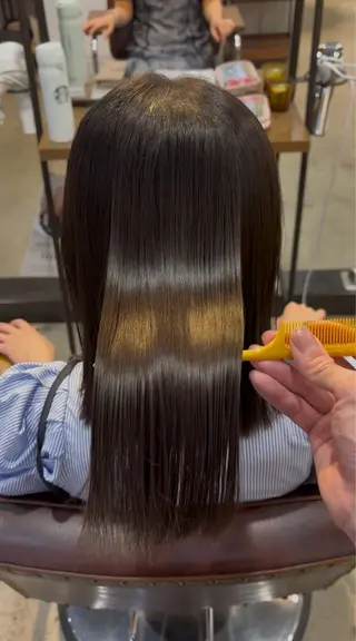 ロング 🫧艶髪/透明感🫧 EIGHT副店長丸山のヘアスタイル