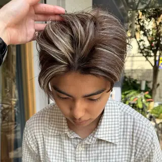 ショート カラー メンズ cope'u moneのヘアスタイル