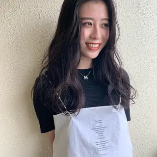 ロング kiyono ⭐︎ダブルカラーのヘアスタイル