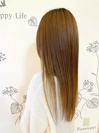 ロング 梶谷 和希のヘアスタイル