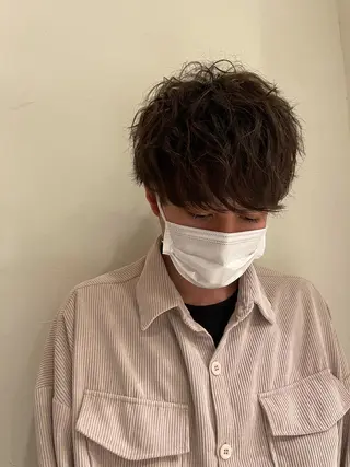 カラー メンズ 竹尾 優斗のヘアスタイル