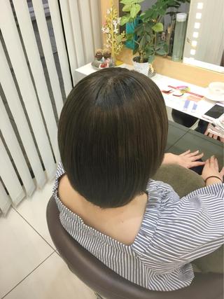 ミディアム 植田 敬太のヘアスタイル