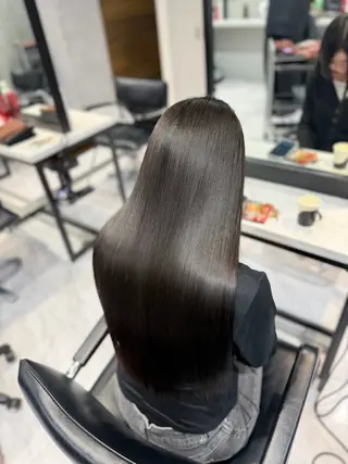 ロング カラー パーマ ヘアアレンジ メンズ キッズ 艶髪/髪質改善/縮毛 masae🌼のヘアスタイル