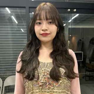 セミロング カラー ヘアアレンジ 新高円寺 Miranoのヘアスタイル