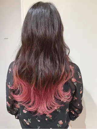セミロング カラー megu 髪質改善TaLeのヘアスタイル