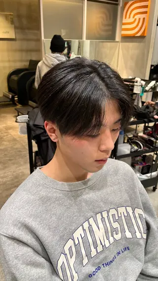 メンズ 赤み消し艶カラー🍒 髪質改善　KAIのヘアスタイル