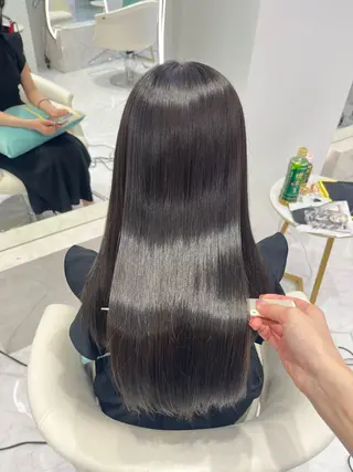 ロング カラー Riho♡レイヤー/ 名駅/大人韓国ヘアのヘアスタイル