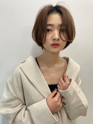 ショート hanae 福岡/ 西新美容室のヘアスタイル