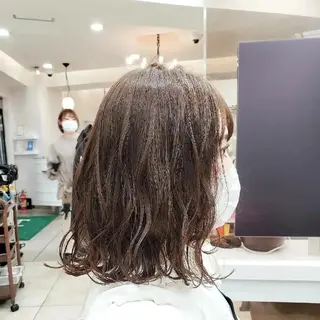 ミディアム カラー ボブ・ロブ 福田 泰久✂️✨のヘアスタイル