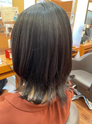 ミディアム セト マユミのヘアスタイル