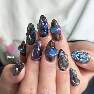 ネイル posa nail モエミのネイルデザイン