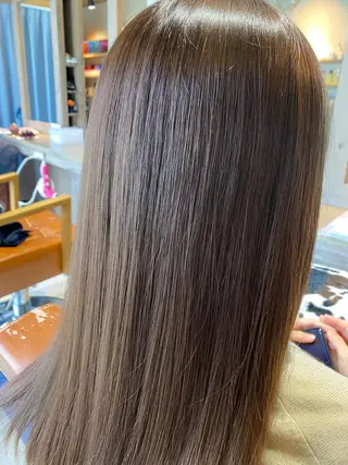 セミロング カラー 🟣メンズパーマ 川端 永遠🟣のヘアスタイル