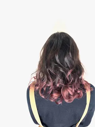 ロング カラー hair salon mementoのヘアスタイル