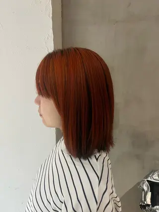 ミディアム KINGDOM 萩原あかねのヘアスタイル