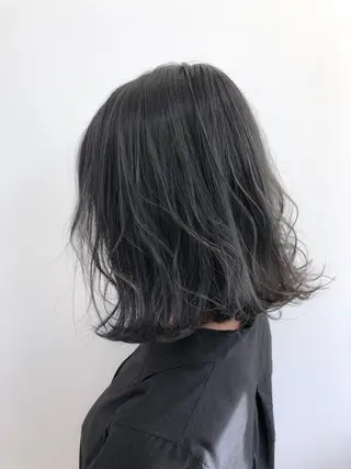 ミディアム カラー 【透明感、艶髪】西村 有司のヘアスタイル