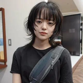 ミディアム カラー レイヤー専門家 ダブルカラー修のヘアスタイル