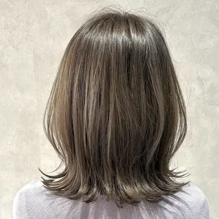ミディアム カラー enx 🌻ナンバ アオイ🌻のヘアスタイル