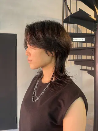 ミディアム 柏 ウルフ/レイヤー 田中佐和🐺のヘアスタイル