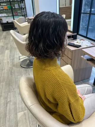 パーマ 能登 彩穂のヘアスタイル