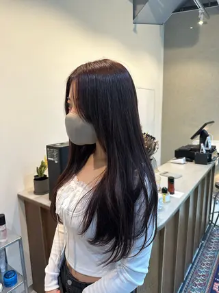 ロング カラー Shiro RENのヘアスタイル
