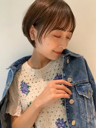 ショート 加藤 優紗のヘアスタイル