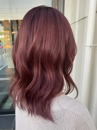 セミロング カラー 田中 沙織のヘアスタイル