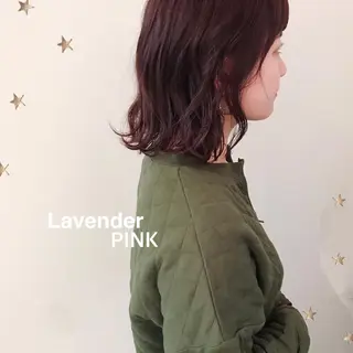 ミディアム カラー 市川 千夏のヘアスタイル