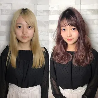 ミディアム カラー ヘアアレンジ ショートの神✨AFL OAT 井上康平のヘアスタイル