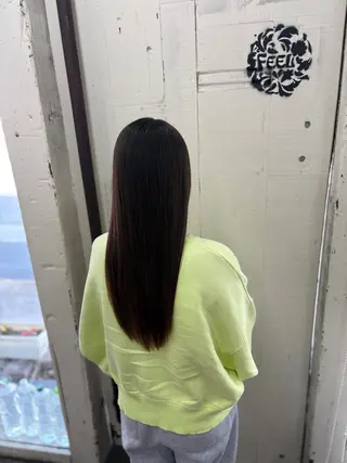 ロング 生駒のパーマ達人 FEELけんけんのヘアスタイル