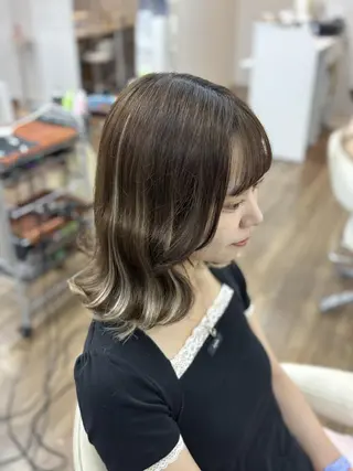 ミディアム エクステ/ハイトーン /ミサキのヘアスタイル