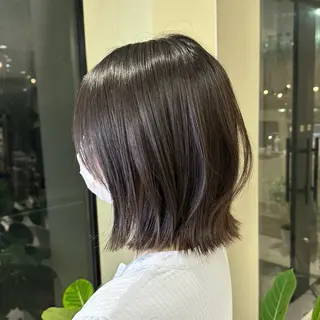 ショート カラー 透明感カラー🌿 グレージュ🐺陽介のヘアスタイル