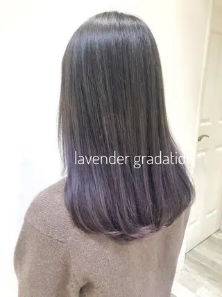 ロング カラー 大平 美沙のヘアスタイル