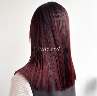 セミロング カラー 艶カラー🫧 猿渡 響のヘアスタイル