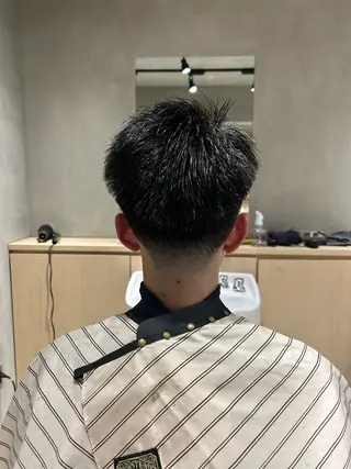 ショート メンズ 【明大前フェード/ メンズパーマ/岳】のヘアスタイル