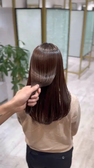 ミディアム 艶髪/髪質改善 塩屋公一朗のヘアスタイル